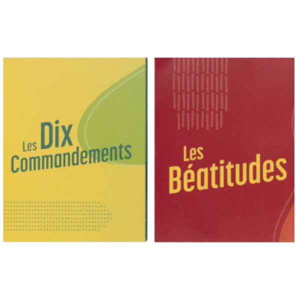 Dépliant des Dix Commandements et des Béatitudes